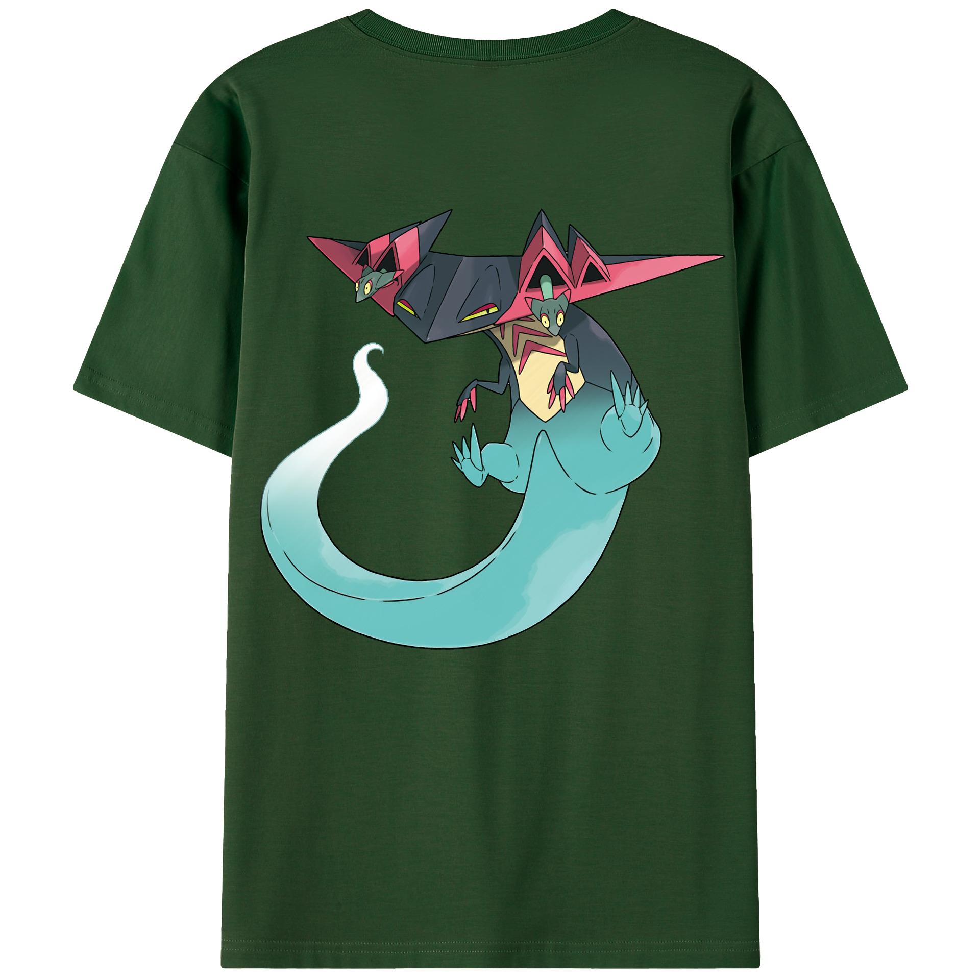（画像用） ポケットモンスター Pokémon 綿100％半袖Tシャツ（背面プリント）